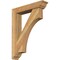Ekena Millwork Westlake Traditional Rough Sawn Bracket w/ Offset Brace, Western Red Cedar, 6"W x 28"D x 36"H BKT0604X28X36WTL01RWR - alternate 1